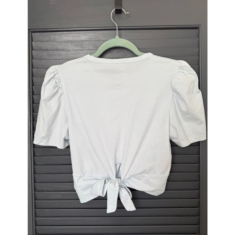 A.L.C Monica Wrap Cotton T-Shirt - Picture 8 of 8